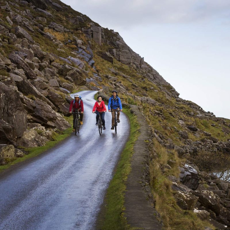  Cycling through the Gap of Dunloe, Co. Kerry